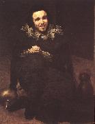 VELAZQUEZ, Diego Rodriguez de Silva y The Dwarf Don Juan Calabazas, called Calabacillas et oil painting